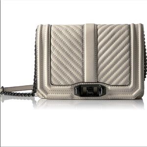Rebecca Minkoff small love chevron crossbody